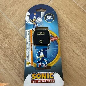 Sonic the hedgehog kids LED watch